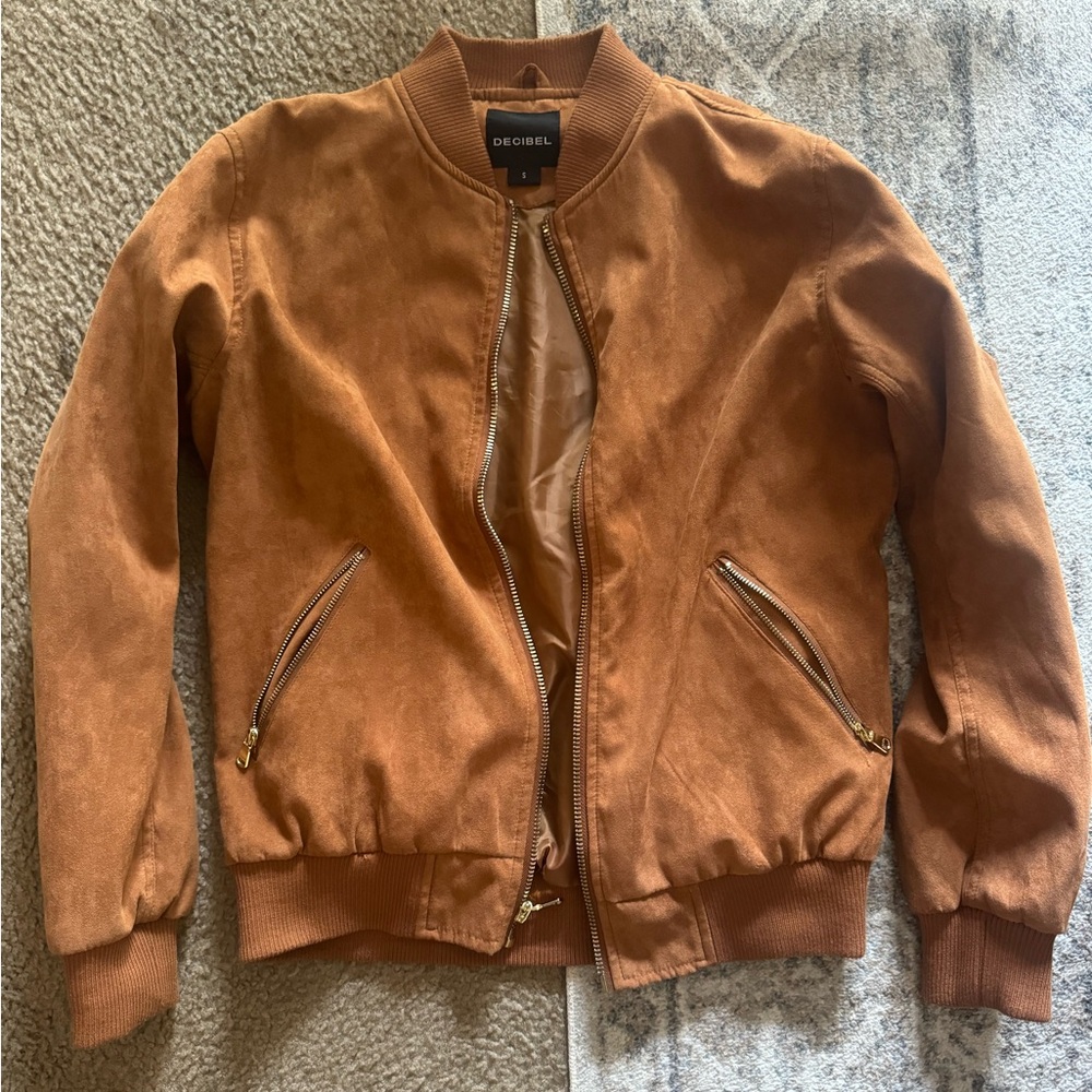 Tan swade jacket